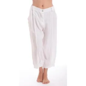 Talia Benson 7/8 White Pant