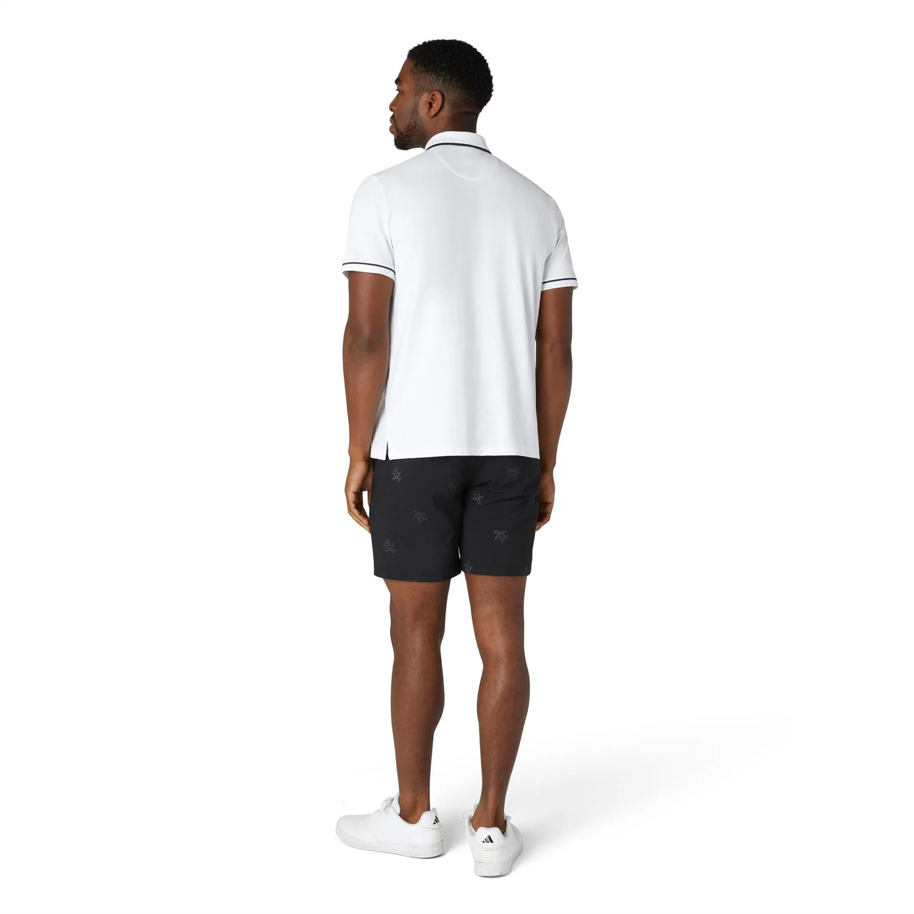 The Technical Earl Nylon Stretch Polo Bright White - SS24