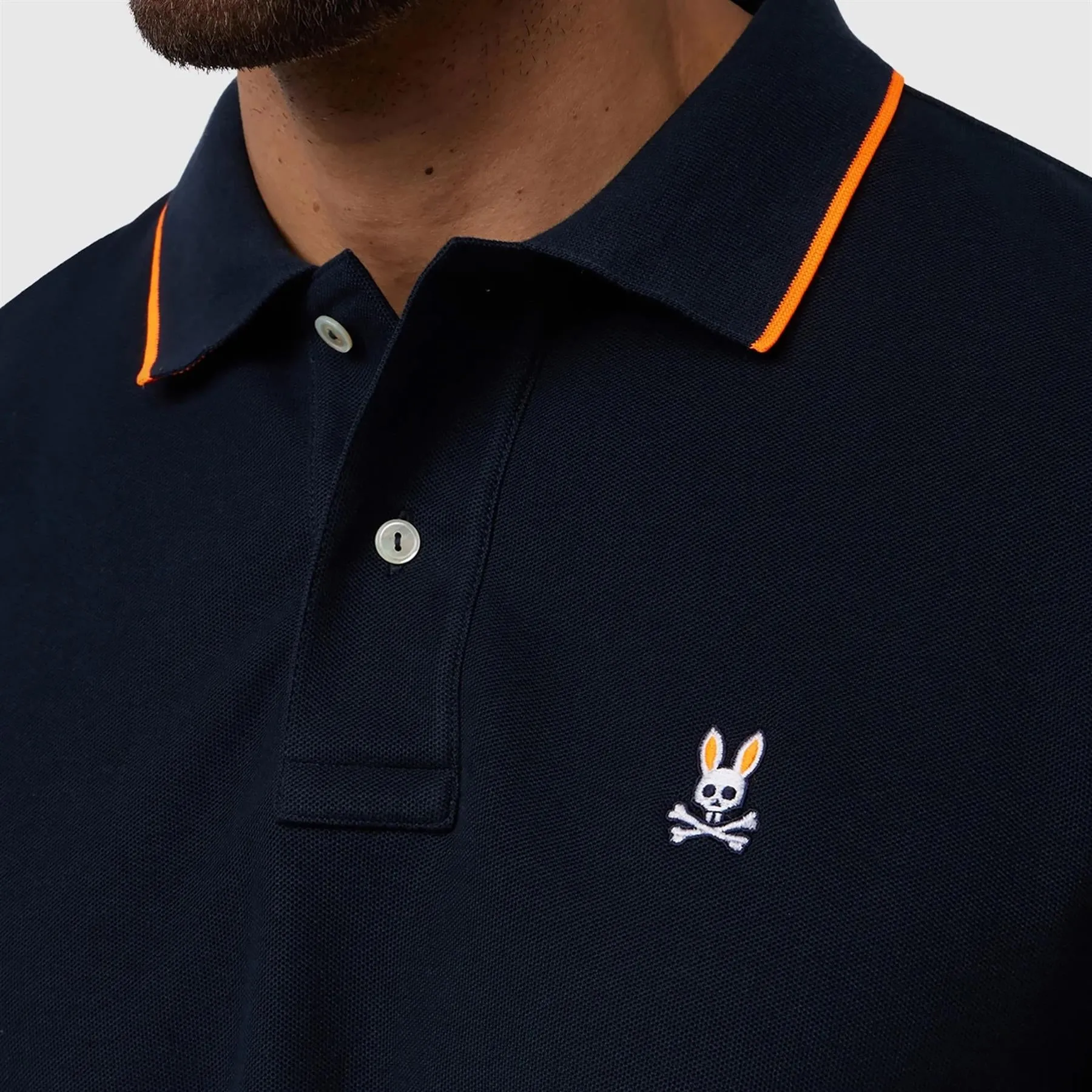 Troy Pique Polo Navy - SS24