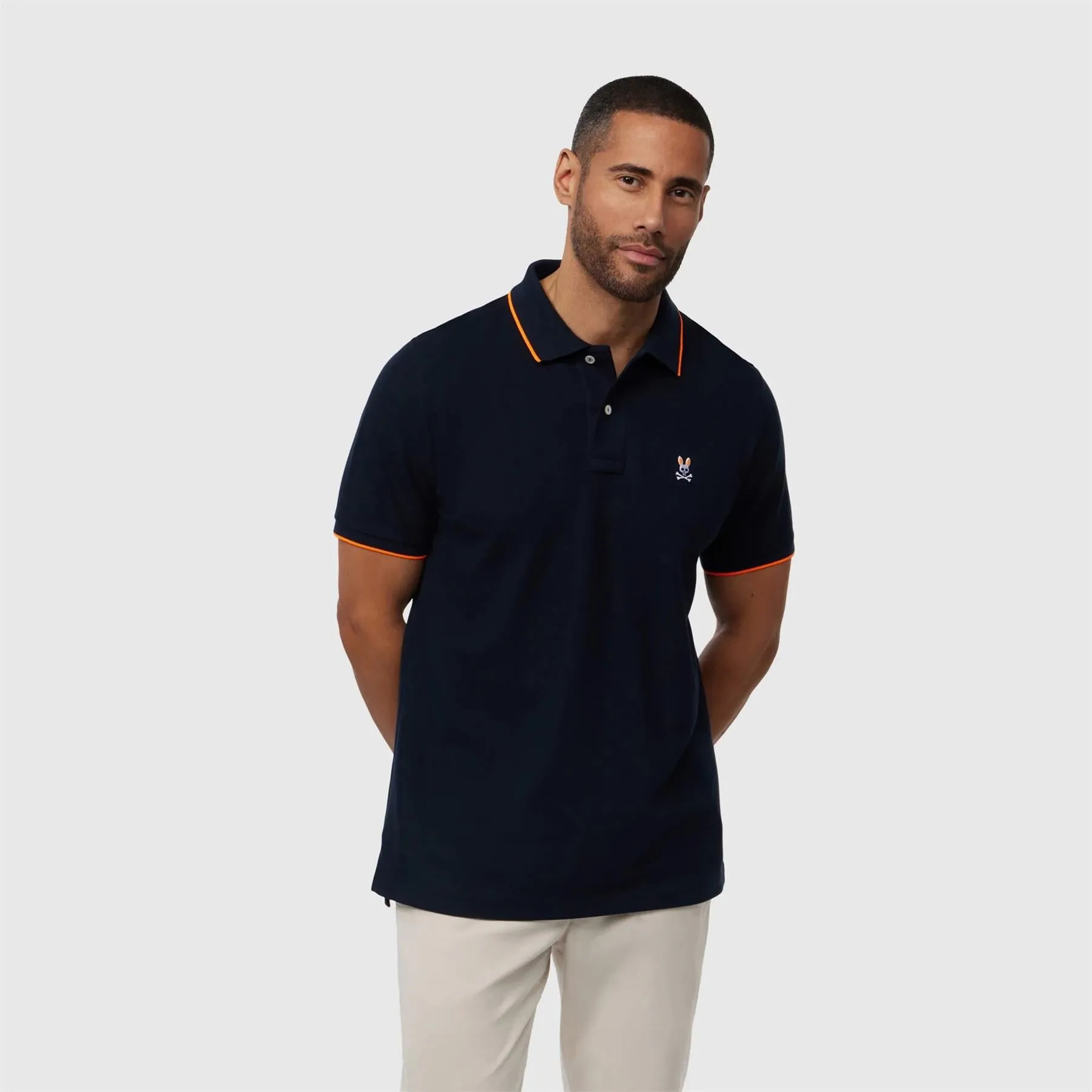 Troy Pique Polo Navy - SS24