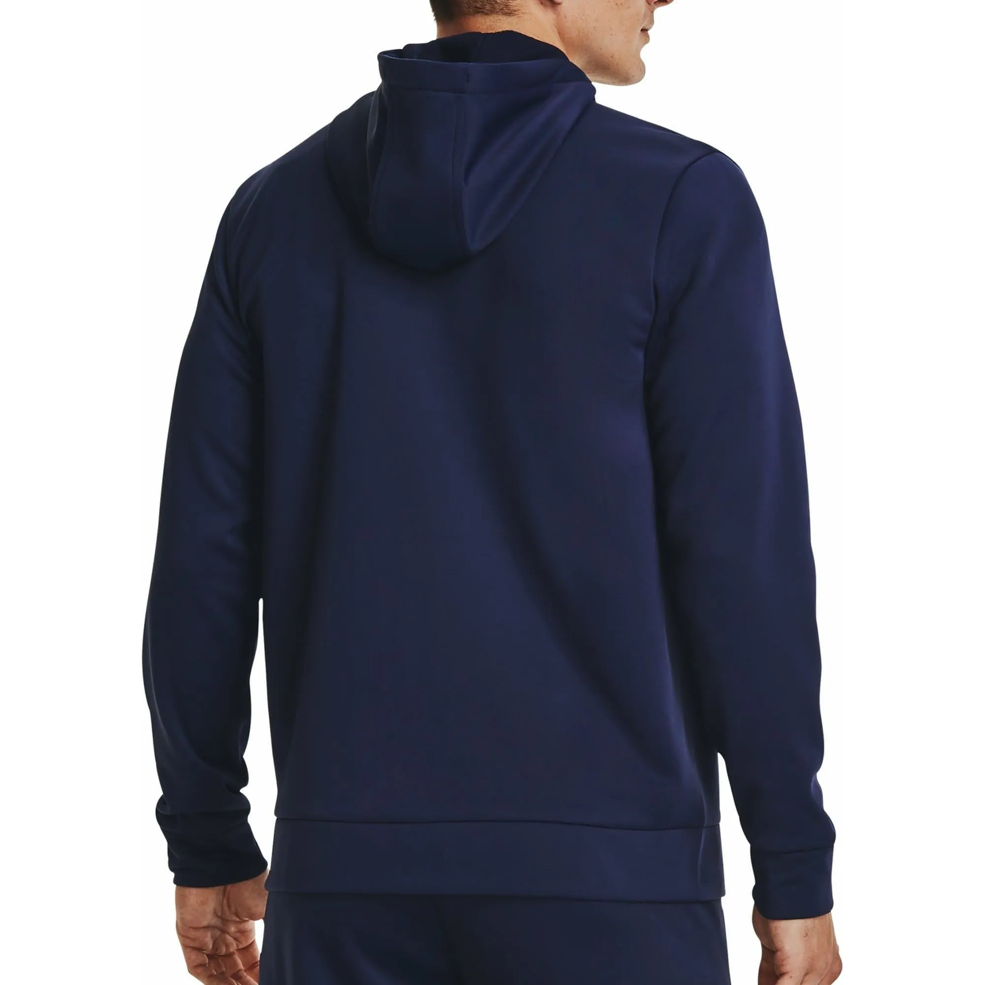 Under Armour Fleece Full Zip Mens Training Hoody - Navy