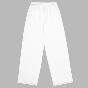 Unisex wide-leg pants - White