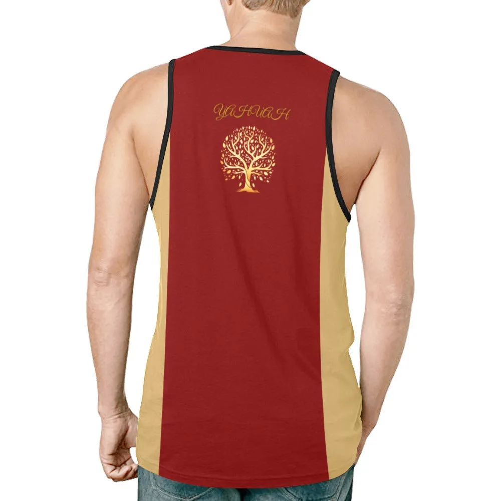 Yahuah-Tree of Life 01 Election Men's Designer Tank Top